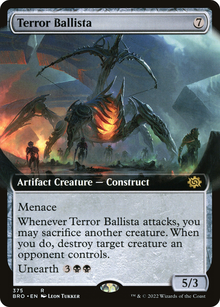 Terror Ballista (Extended Art) [The Brothers' War] | Grognard Games