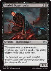 Morbid Opportunist [Duskmourn: House of Horror Commander] | Grognard Games