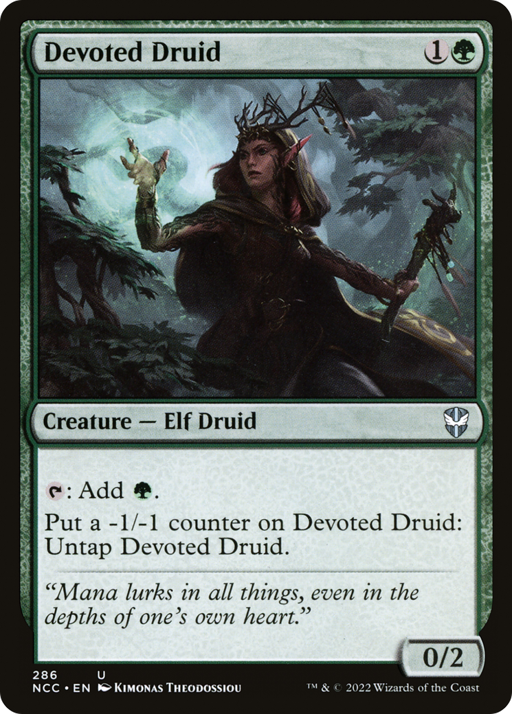 Devoted Druid [Streets of New Capenna Commander] | Grognard Games