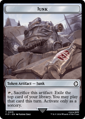 Junk // Soldier (0010) Double-Sided Token [Fallout Tokens] | Grognard Games