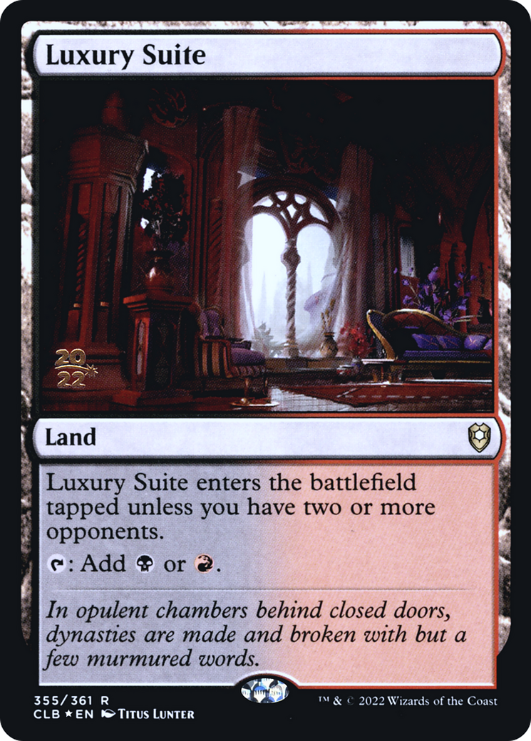 Luxury Suite [Commander Legends: Battle for Baldur's Gate Prerelease Promos] | Grognard Games