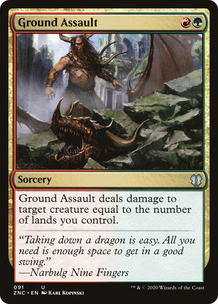 Ground Assault [Zendikar Rising Commander] | Grognard Games