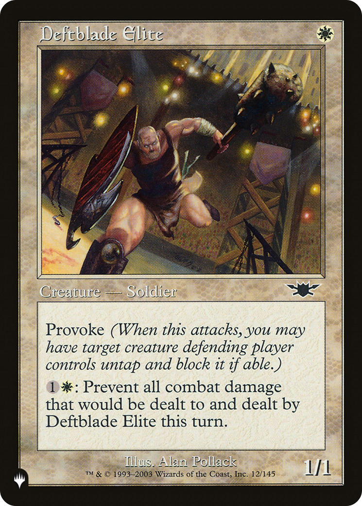 Deftblade Elite [The List] | Grognard Games