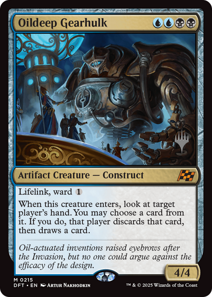 Oildeep Gearhulk (Promo Pack) [Aetherdrift Promos] | Grognard Games