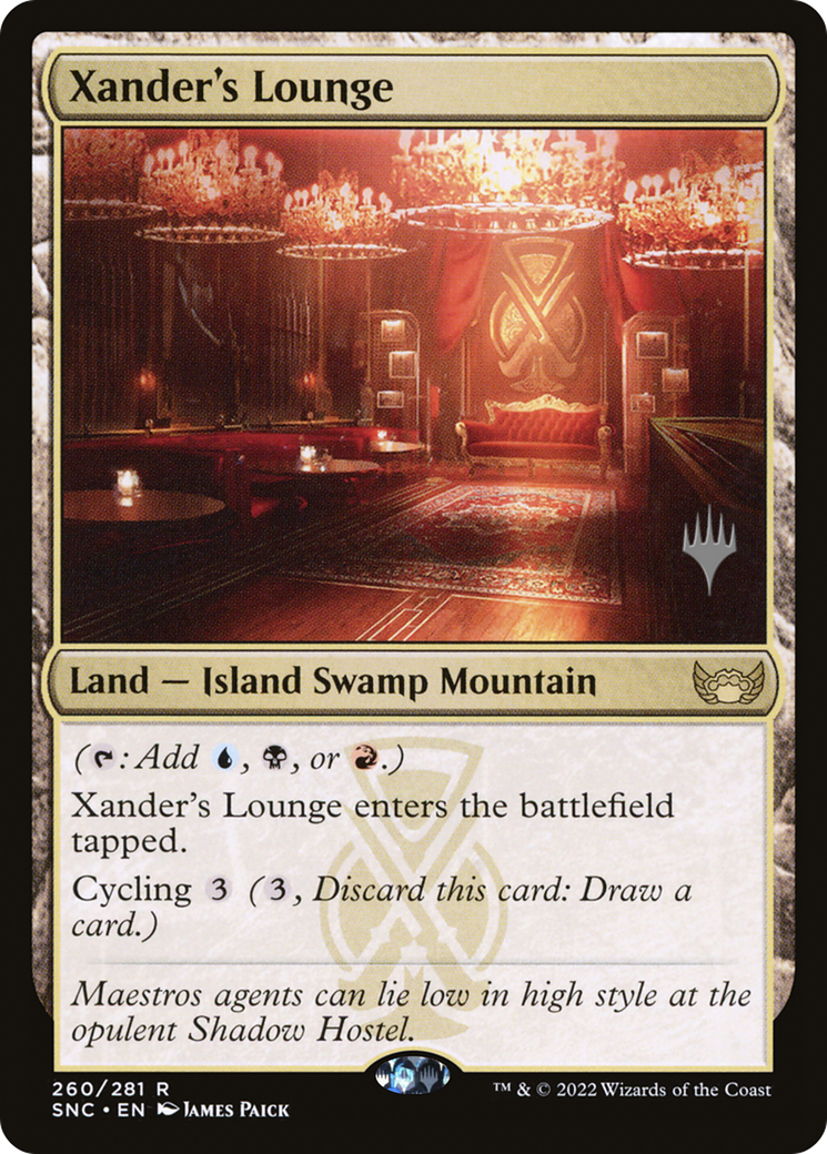 Xander's Lounge (Promo Pack) [Streets of New Capenna Promos] | Grognard Games