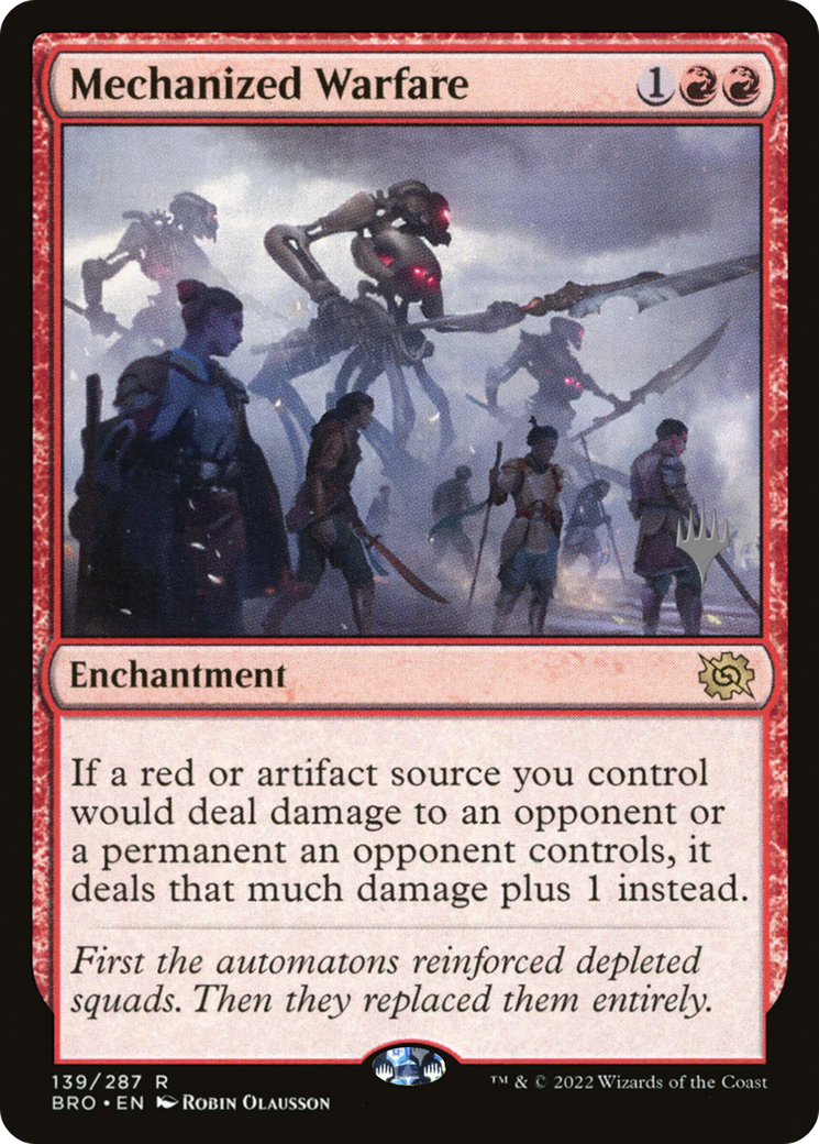 Mechanized Warfare (Promo Pack) [The Brothers' War Promos] | Grognard Games
