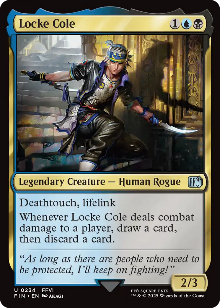 Locke Cole (FIN-234) - FINAL FANTASY Foil | Grognard Games