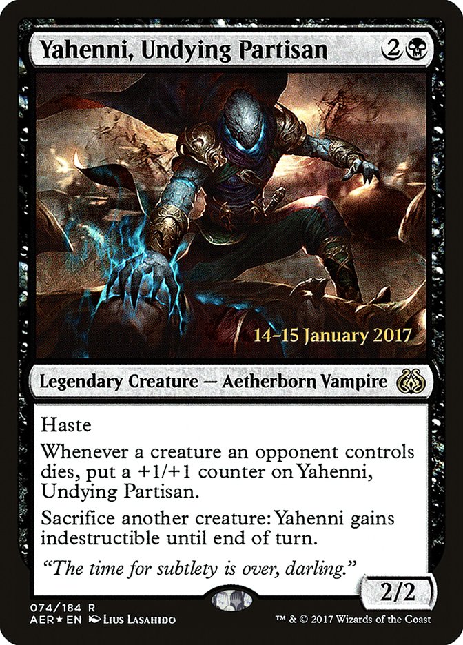 Yahenni, Undying Partisan [Aether Revolt Prerelease Promos] | Grognard Games