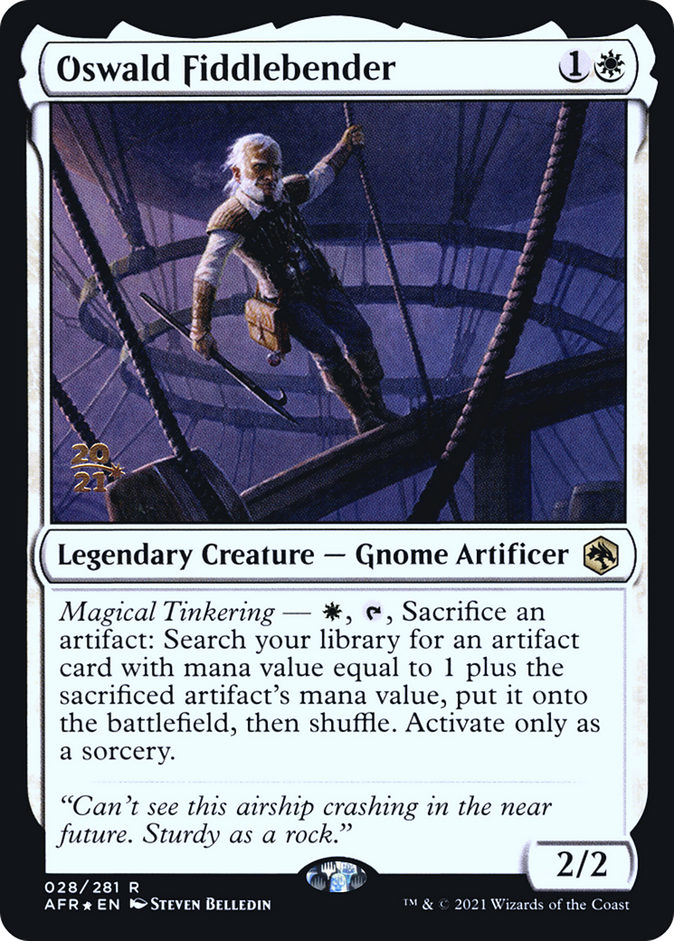 Oswald Fiddlebender [Dungeons & Dragons: Adventures in the Forgotten Realms Prerelease Promos] | Grognard Games