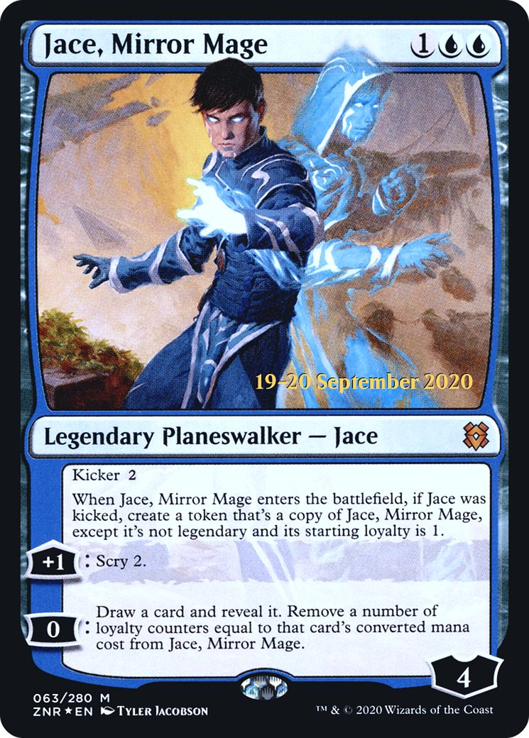 Jace, Mirror Mage [Zendikar Rising Prerelease Promos] | Grognard Games