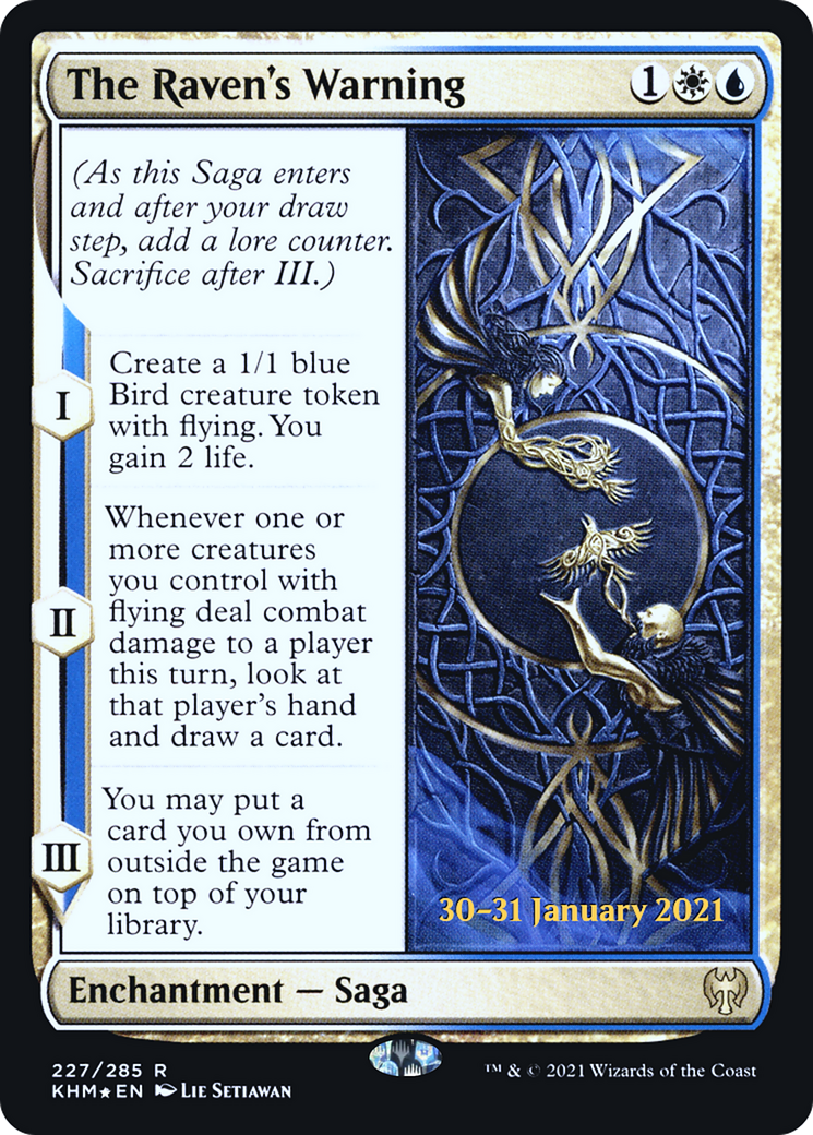 The Raven's Warning [Kaldheim Prerelease Promos] | Grognard Games