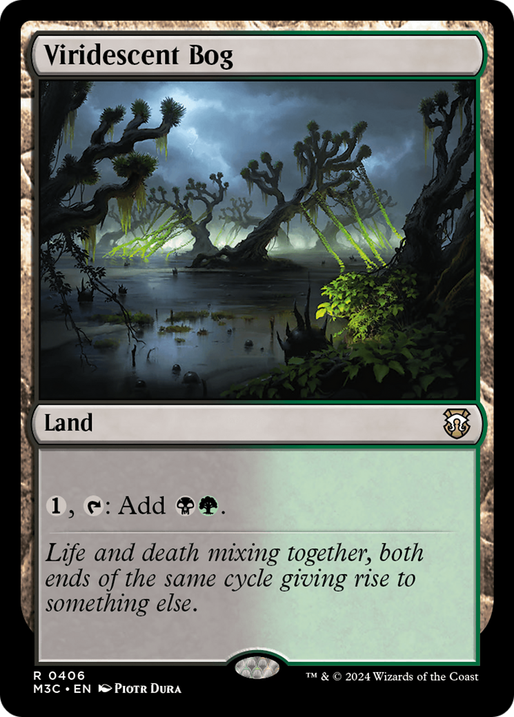 Viridescent Bog (Ripple Foil) [Modern Horizons 3 Commander] | Grognard Games