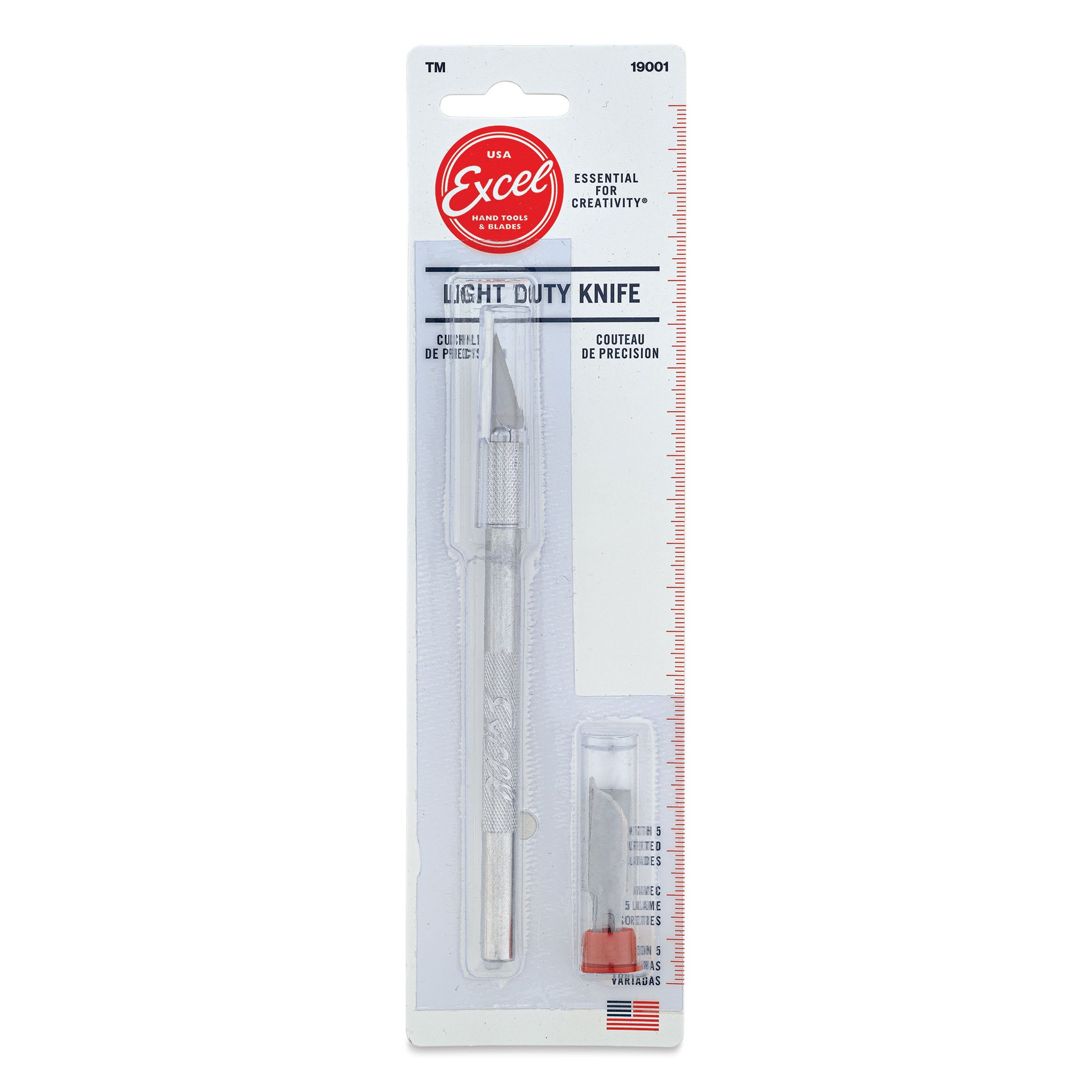 Excel Blades K1 Light Duty Knife - K1 Knife with Assorted Blades, Pkg of 6 | Grognard Games