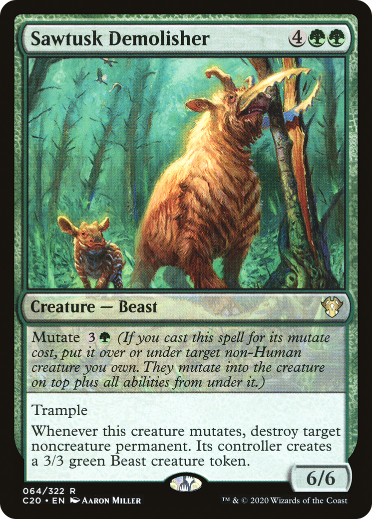 Sawtusk Demolisher [Commander 2020] | Grognard Games
