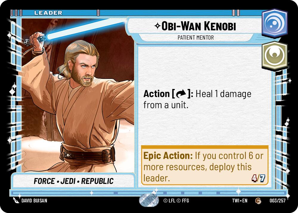 Obi-Wan Kenobi - Patient Mentor (003/257) [Twilight of the Republic] | Grognard Games