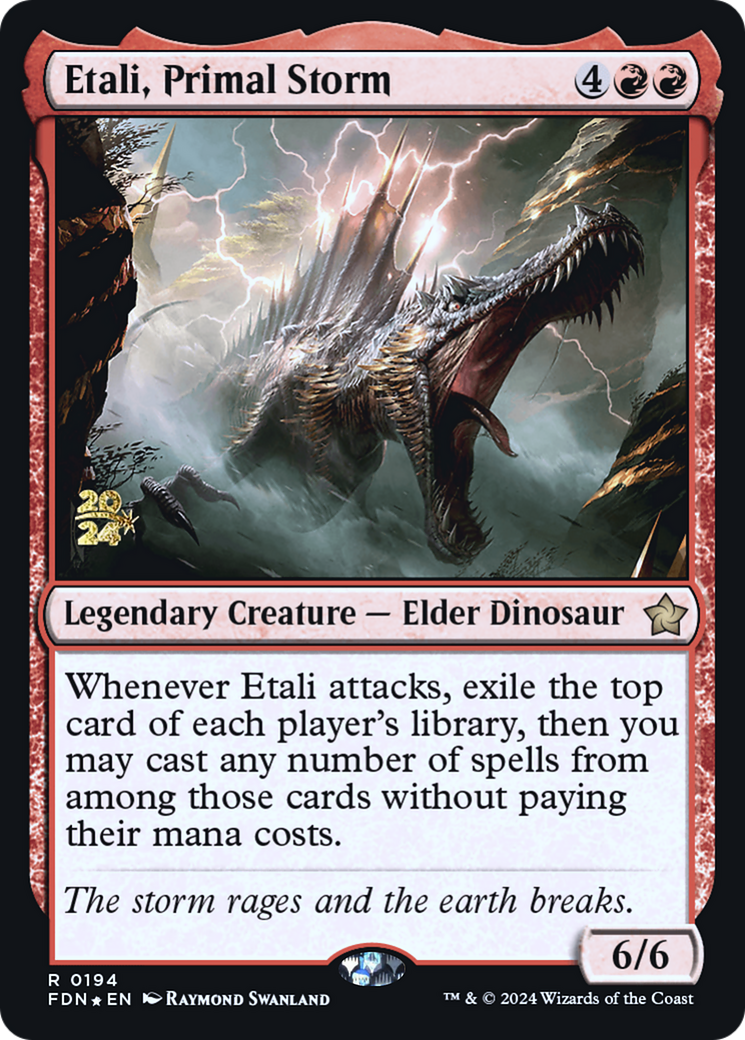 Etali, Primal Storm [Foundations Prerelease Promos] | Grognard Games