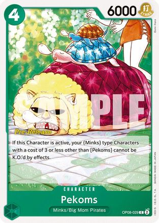 Pekoms (OP08-029) - Two Legends Pre-Release Cards | Grognard Games