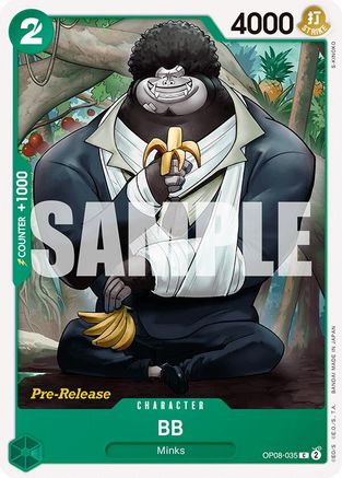 BB (OP08-035) - Two Legends Pre-Release Cards | Grognard Games