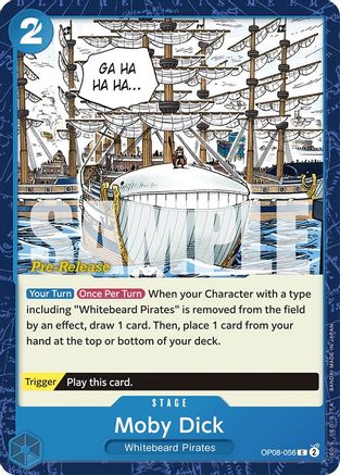 Moby Dick (OP08-056) - Two Legends Pre-Release Cards | Grognard Games