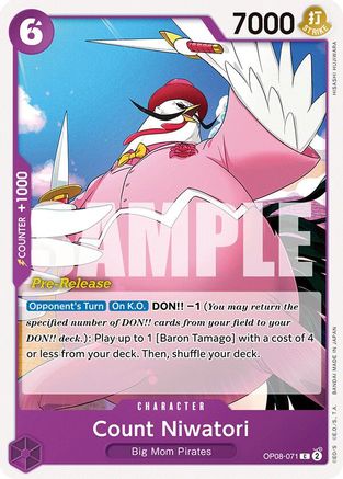 Count Niwatori (OP08-071) - Two Legends Pre-Release Cards | Grognard Games