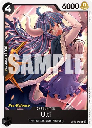 Ulti (OP08-078) - Two Legends Pre-Release Cards | Grognard Games