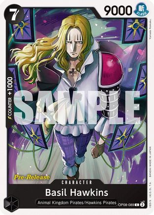 Basil Hawkins (OP08-089) - Two Legends Pre-Release Cards | Grognard Games