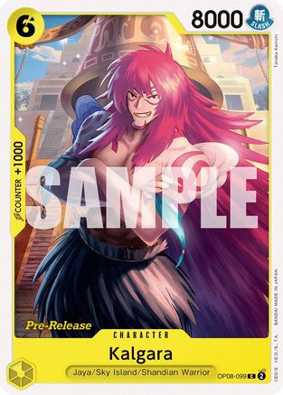 Kalgara (099) (OP08-099) - Two Legends Pre-Release Cards | Grognard Games