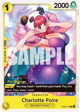 Charlotte Poire (OP08-104) - Two Legends Pre-Release Cards | Grognard Games