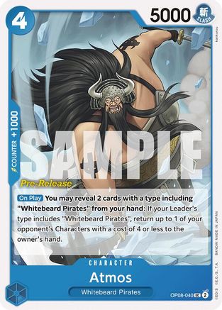 Atmos (OP08-040) - Two Legends Pre-Release Cards | Grognard Games