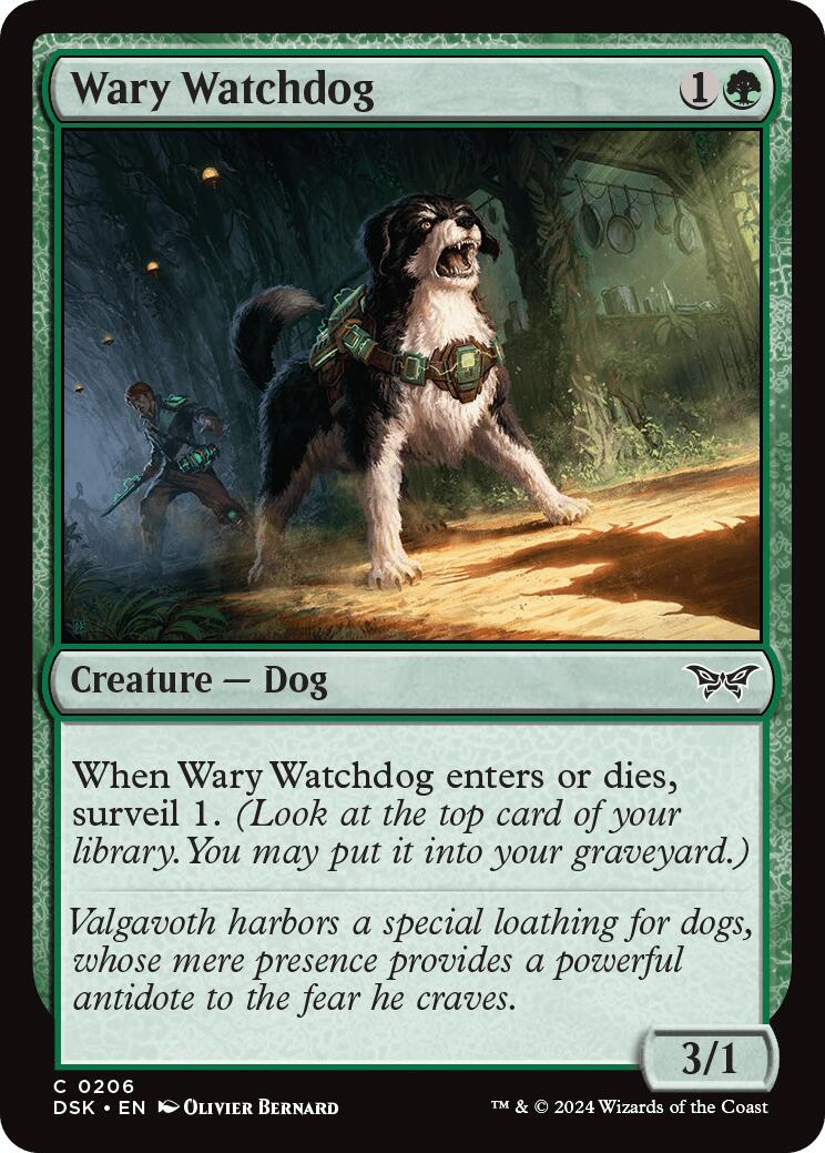 Wary Watchdog [Duskmourn: House of Horror] | Grognard Games