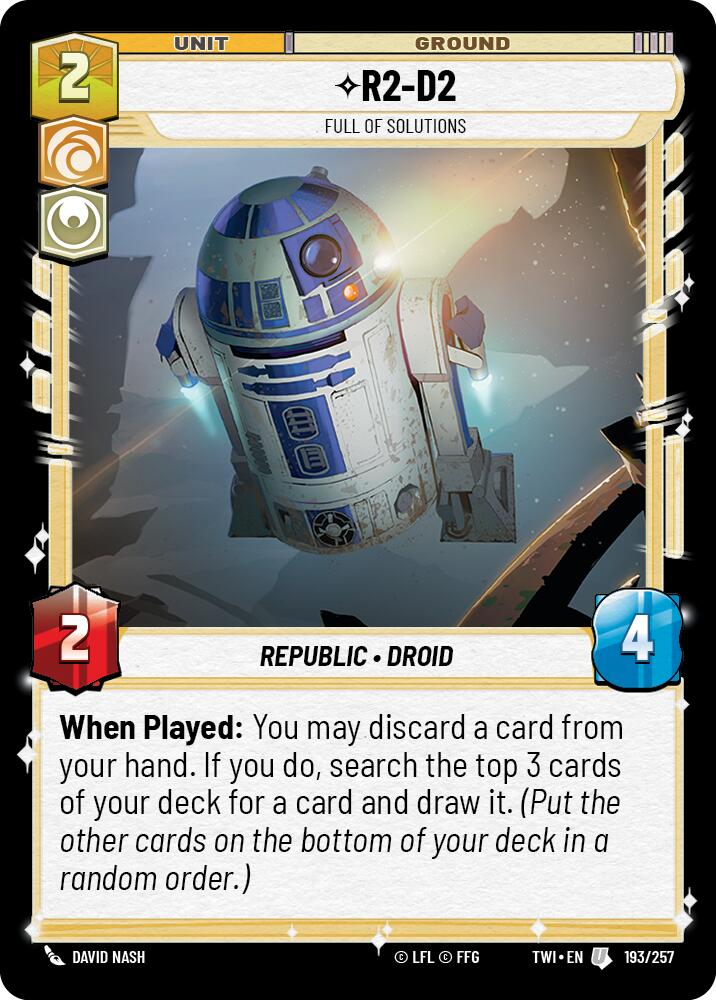 R2-D2 - Full of Solutions (193/257) [Twilight of the Republic] | Grognard Games