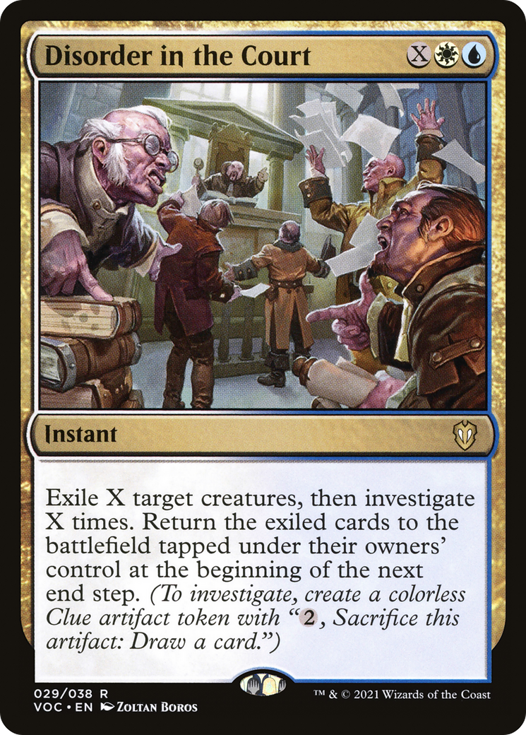 Disorder in the Court [Innistrad: Crimson Vow Commander] | Grognard Games