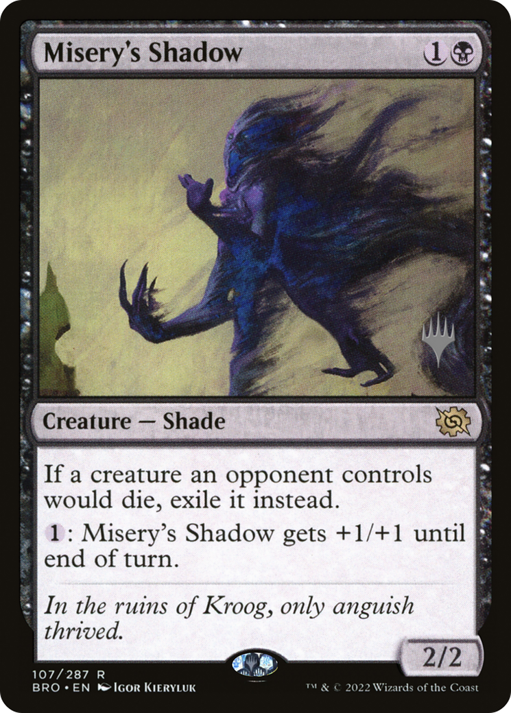 Misery's Shadow (Promo Pack) [The Brothers' War Promos] | Grognard Games