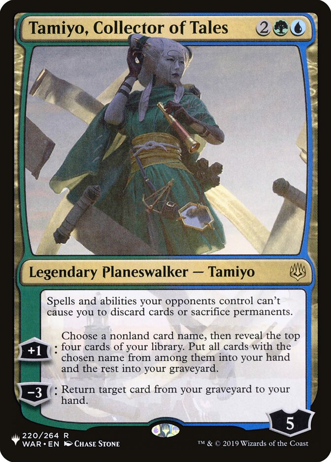 Tamiyo, Collector of Tales [The List] | Grognard Games