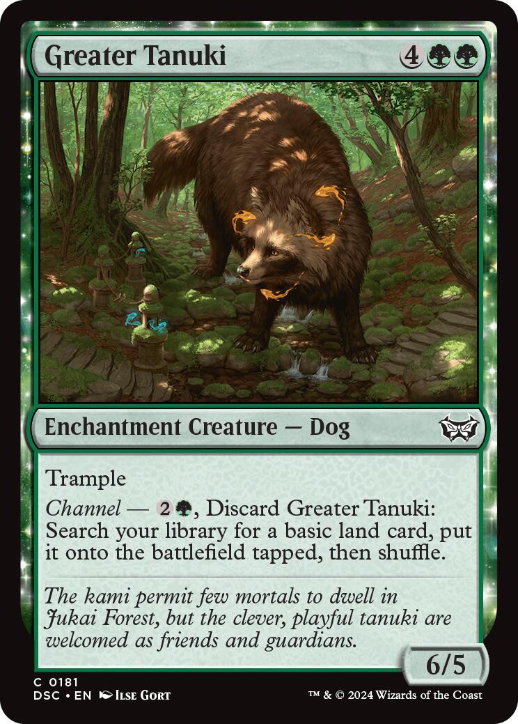 Greater Tanuki [Duskmourn: House of Horror Commander] | Grognard Games