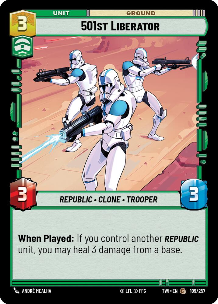 501st Liberator (109/257) [Twilight of the Republic] | Grognard Games