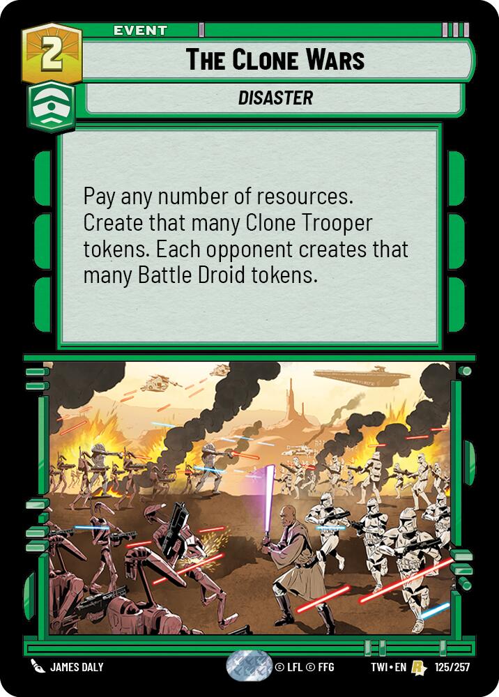 The Clone Wars (125/257) [Twilight of the Republic] | Grognard Games