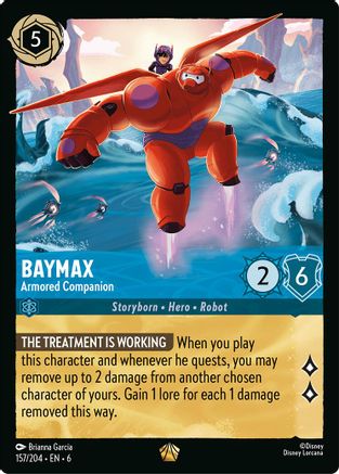 Baymax - Armored Companion (157/204) [Azurite Sea] | Grognard Games