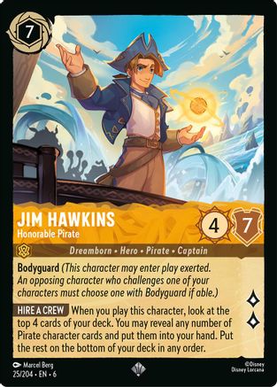 Jim Hawkins - Honorable Pirate (25/204) [Azurite Sea] | Grognard Games