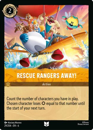 Rescue Rangers Away! (29/204) [Azurite Sea] | Grognard Games