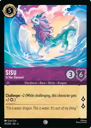 Sisu - In Her Element (39/204) [Azurite Sea] | Grognard Games