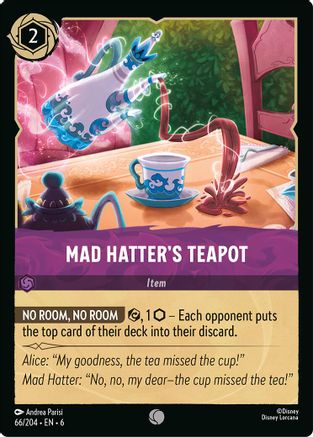 Mad Hatter's Teapot (66/204) [Azurite Sea] | Grognard Games