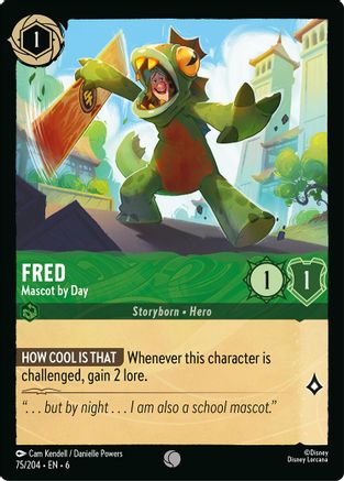 Fred - Mascot by Day (75/204) [Azurite Sea] | Grognard Games