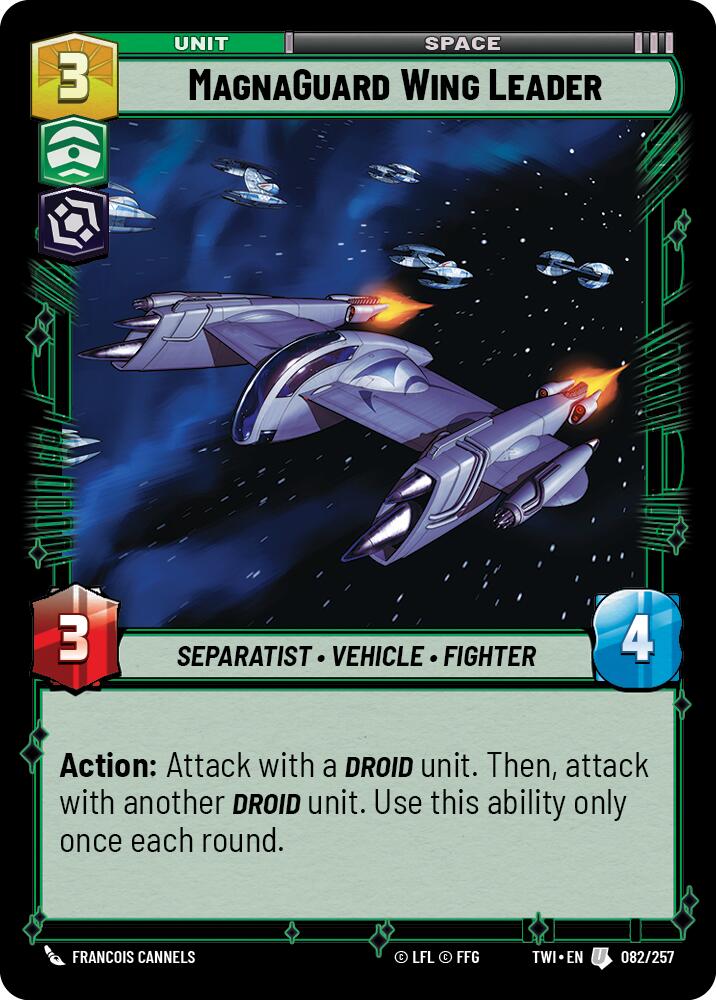MagnaGuard Wing Leader (082/257) [Twilight of the Republic] | Grognard Games