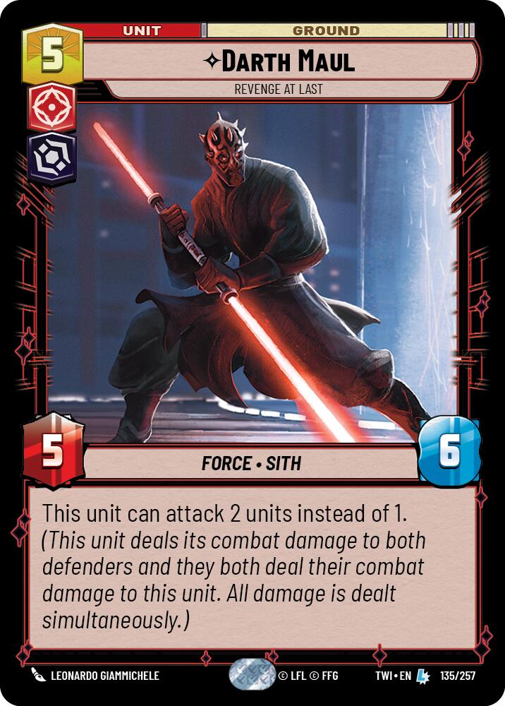 Darth Maul - Revenge at Last (135/257) [Twilight of the Republic] | Grognard Games