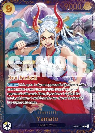 Yamato (Championship 2024 Finals 3rd Place) (OP04-112) - One Piece Promotion Cards Foil | Grognard Games