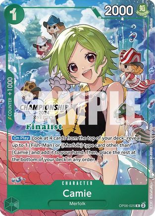 Camie (Championship 2024 Finalist Card Set) (OP06-025) - One Piece Promotion Cards Foil | Grognard Games