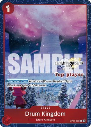 Drum Kingdom (Championship 2024 Top Player Pack) (OP08-020) - One Piece Promotion Cards Foil | Grognard Games