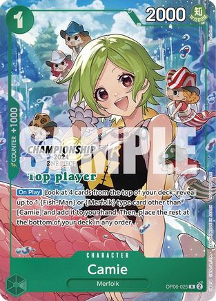 Camie (Championship 2024 Top Player Pack) (OP06-025) - One Piece Promotion Cards Foil | Grognard Games