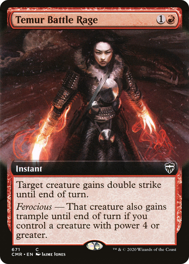 Temur Battle Rage (Extended) [Commander Legends] | Grognard Games